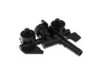Spray nozzle cleaning fluid, headlight cleaning
