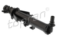 Spray nozzle cleaning fluid, headlight cleaning