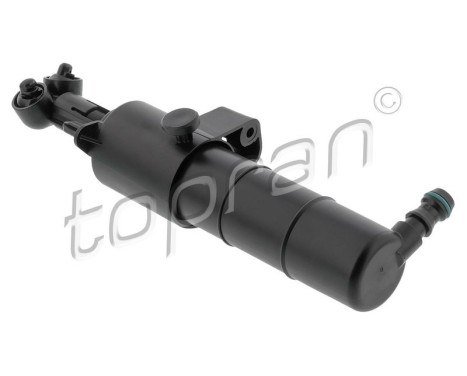 Spray nozzle cleaning fluid, headlight cleaning