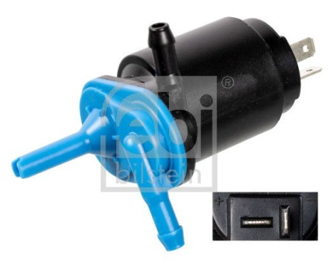 Water Pump, headlight cleaning 14368 FEBI, Image 2