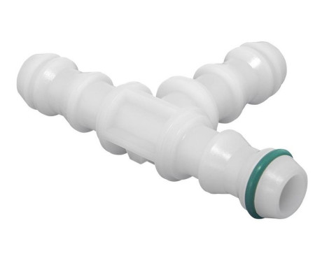 Connecting element, cleaning fluid line