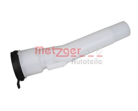 Windshield washer fluid reservoir filler neck