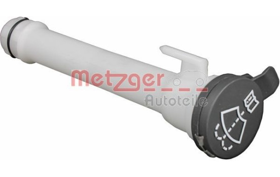 Windshield washer fluid reservoir filler neck