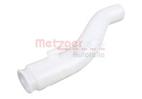 Windshield washer fluid reservoir filler neck