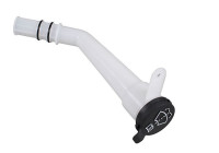 Windshield washer fluid reservoir filler neck