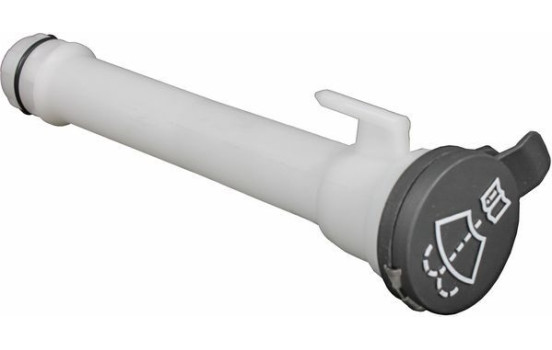 Windshield washer fluid reservoir filler neck