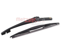 Windshield wiper arm, window cleaning