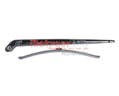 Windshield wiper arm, window cleaning