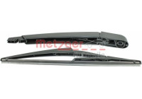 Windshield wiper arm, window cleaning
