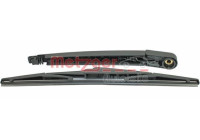 Windshield wiper arm, window cleaning