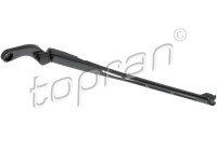 Windshield wiper arm, window cleaning