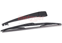 Windshield wiper arm, window cleaning