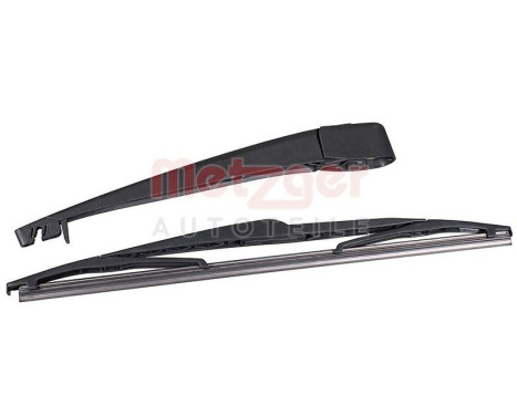 Windshield wiper arm, window cleaning