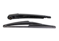 Windshield wiper arm, window cleaning