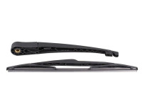 Windshield wiper arm, window cleaning