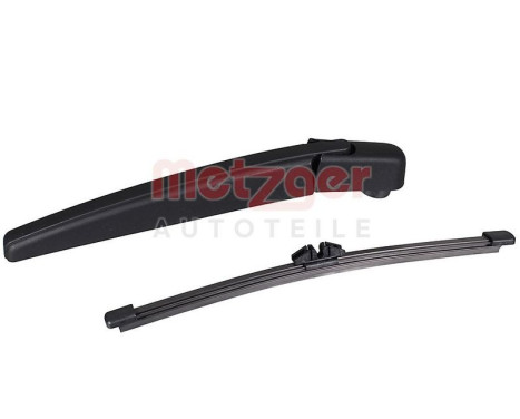 Windshield wiper arm, windshield cleaning