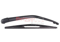 Windshield wiper arm, windshield cleaning