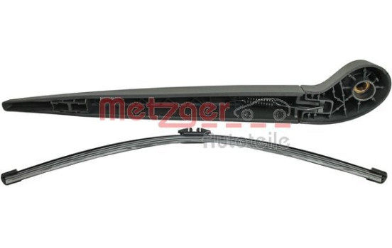 Windshield wiper arm, windshield cleaning