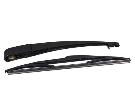 Windshield wiper arm, windshield cleaning