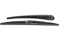 Windshield wiper arm, windshield cleaning