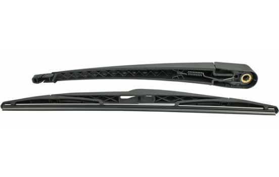 Windshield wiper arm, windshield cleaning