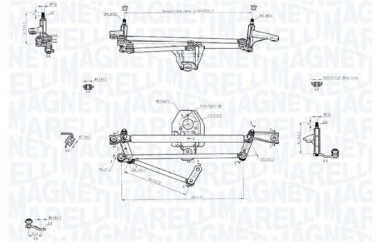 Windshield wiper linkages, Image 3