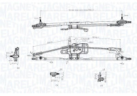 Windshield wiper linkages