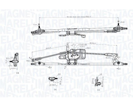 Windshield wiper linkages