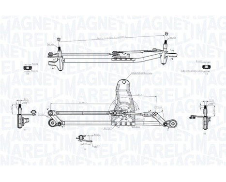 Windshield wiper linkages, Image 2