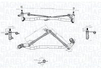 Windshield wiper rods