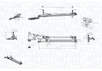 Windshield wiper rods