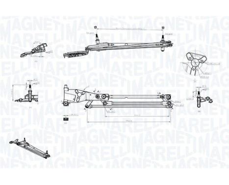 Windshield wiper rods