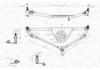 Windshield wiper rods