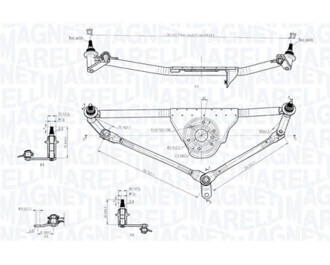 Windshield wiper rods