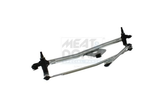 Windshield wiper rods