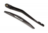 Wiper arm set, window cleaning
