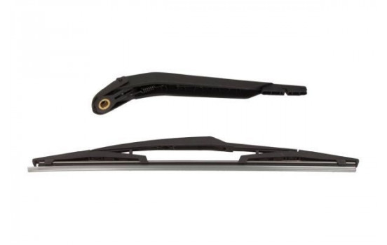 Wiper arm set, window cleaning
