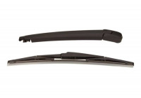 Wiper arm set, window cleaning