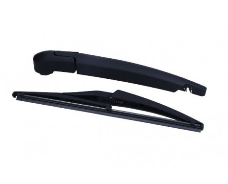 Wiper arm set, window cleaning