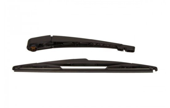 Wiper arm set, window cleaning