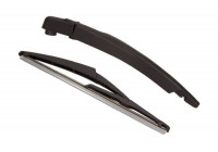 Wiper arm set, window cleaning