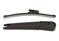 Wiper arm set, window cleaning