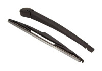 Wiper arm set, window cleaning