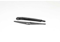 Wiper arm set, window cleaning