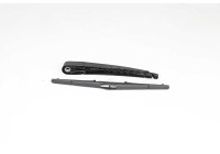Wiper arm set, window cleaning