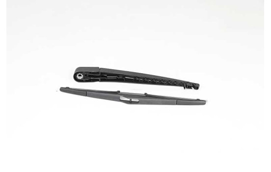 Wiper arm set, window cleaning