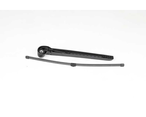 Wiper arm set, window cleaning