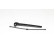 Wiper arm set, window cleaning