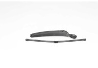Wiper arm set, window cleaning