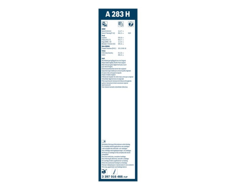 Bosch rear wiper A283H - Length: 280 mm - rear wiper blade, Image 9